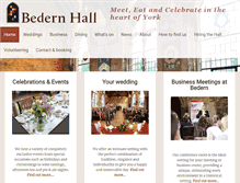 Tablet Screenshot of bedernhall.co.uk